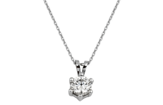 0.50 Carat Solitaire Necklace