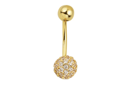Women's 14 Carat Belly Piercing